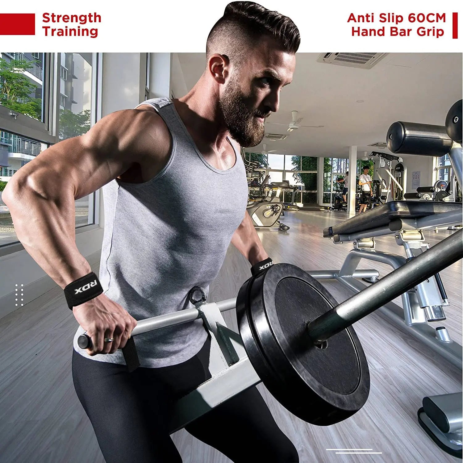Zughilfen für Gewichtheben – Rutschfeste Lifting Straps für Krafttraining & Powerlifting