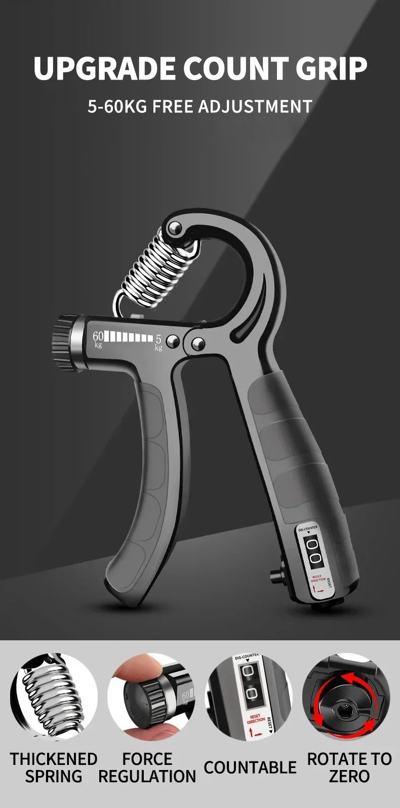 Hand- und Fingertrainingskit – Gripper, Fingerstrecker & Therapiegerät für Rehabilitation