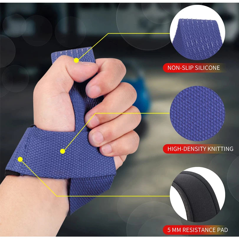 1 Paar Gewichtheber Zughilfen – Lifting Straps für Krafttraining & Powerlifting